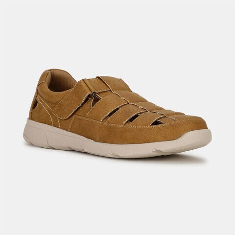 Bata Comfit tan fishermen sandals for men